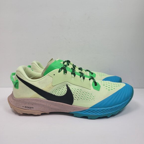 Nike Air Zoom Terra Kiger 6 Men's Green Blue Shoes CJ0219-700 US Size 12